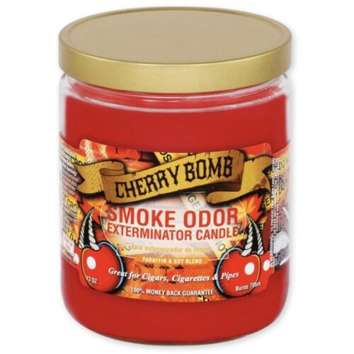Smoke Odor Candle 13oz Jar - Cherry Bomb