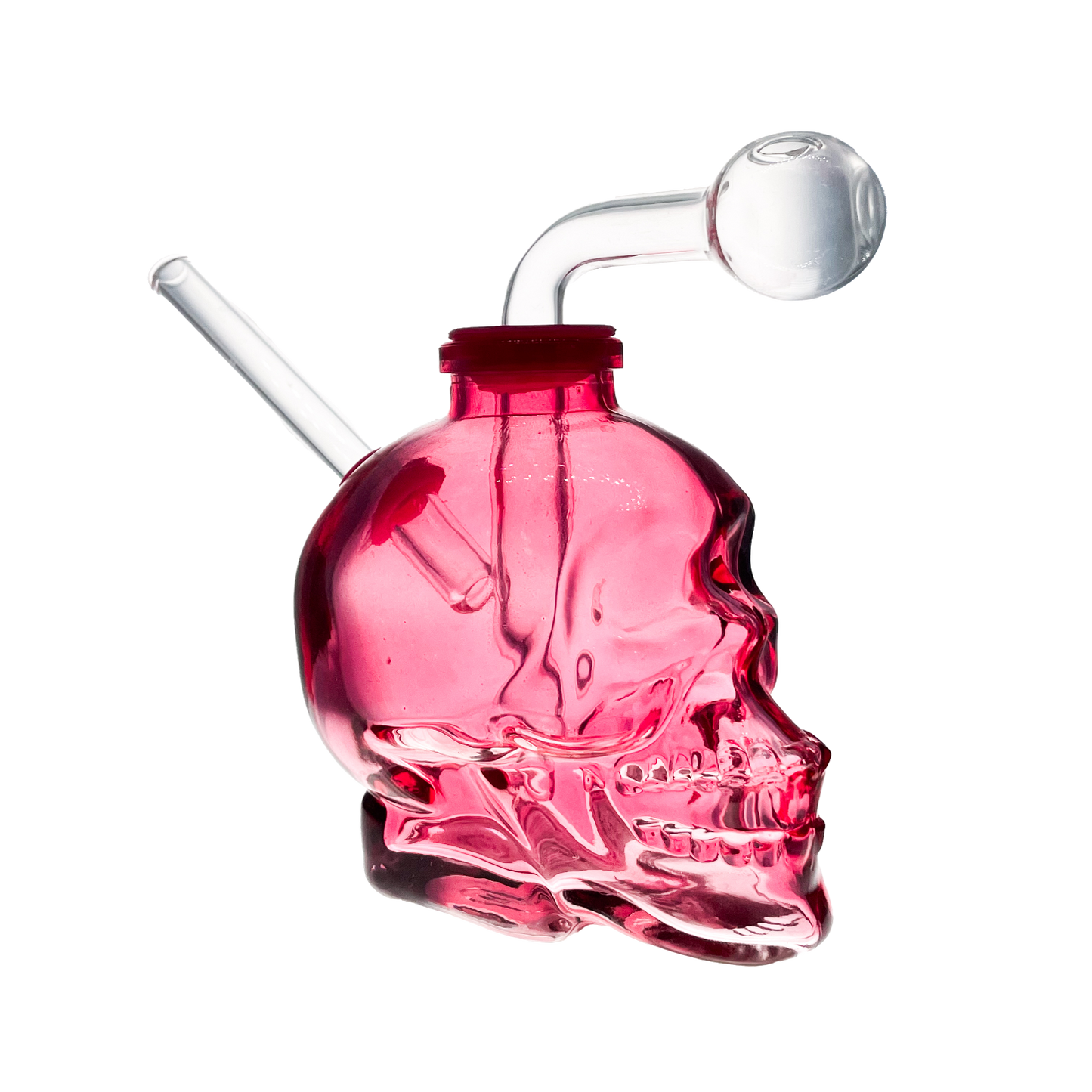 Babu Glass - Small Skull Oil Burner Bubbler