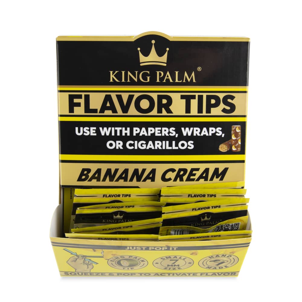 King Palm Terpene Infused Filter Tip - Banana Cream