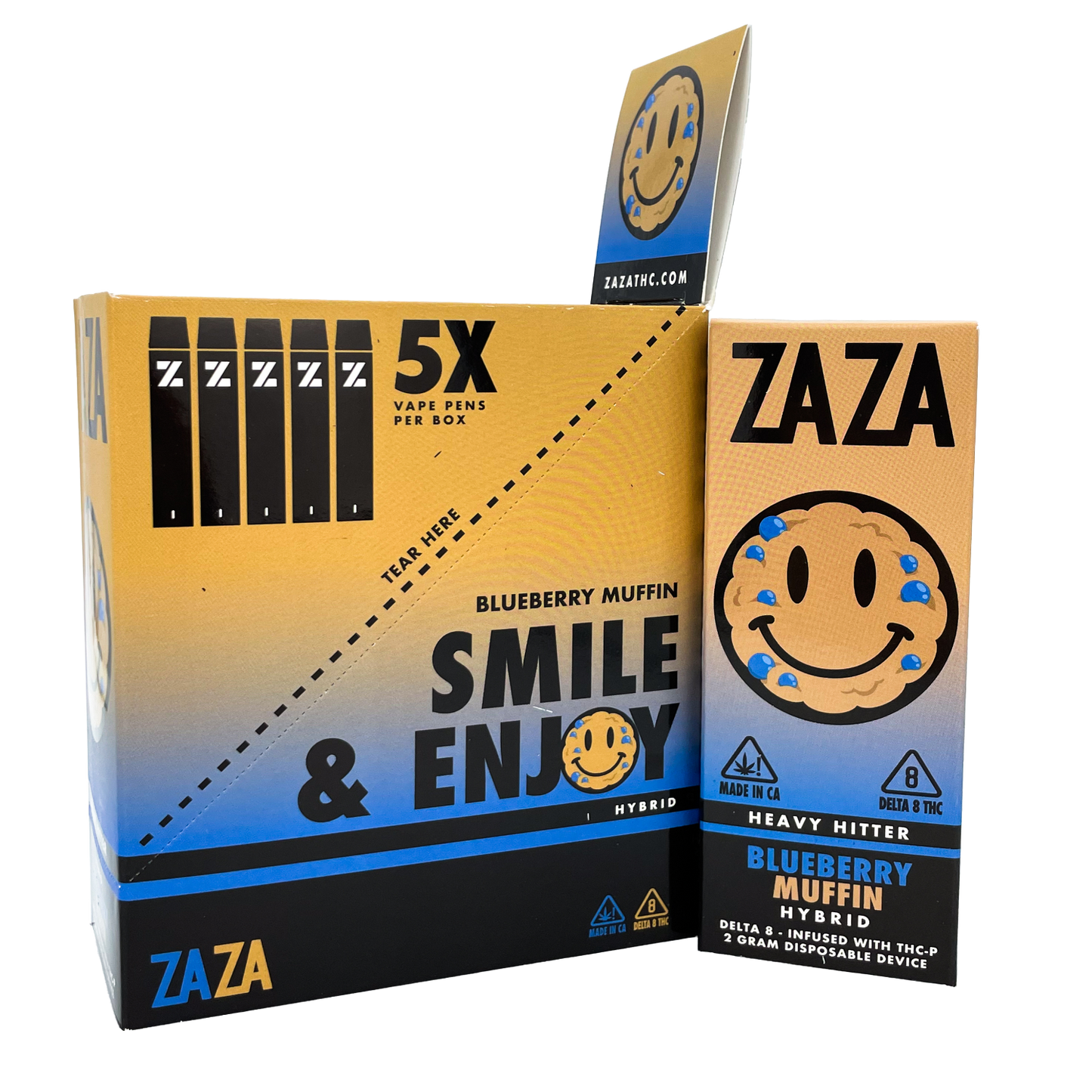 Zaza - ZBar Heavy Hitter Blend Disposable 5pk Display